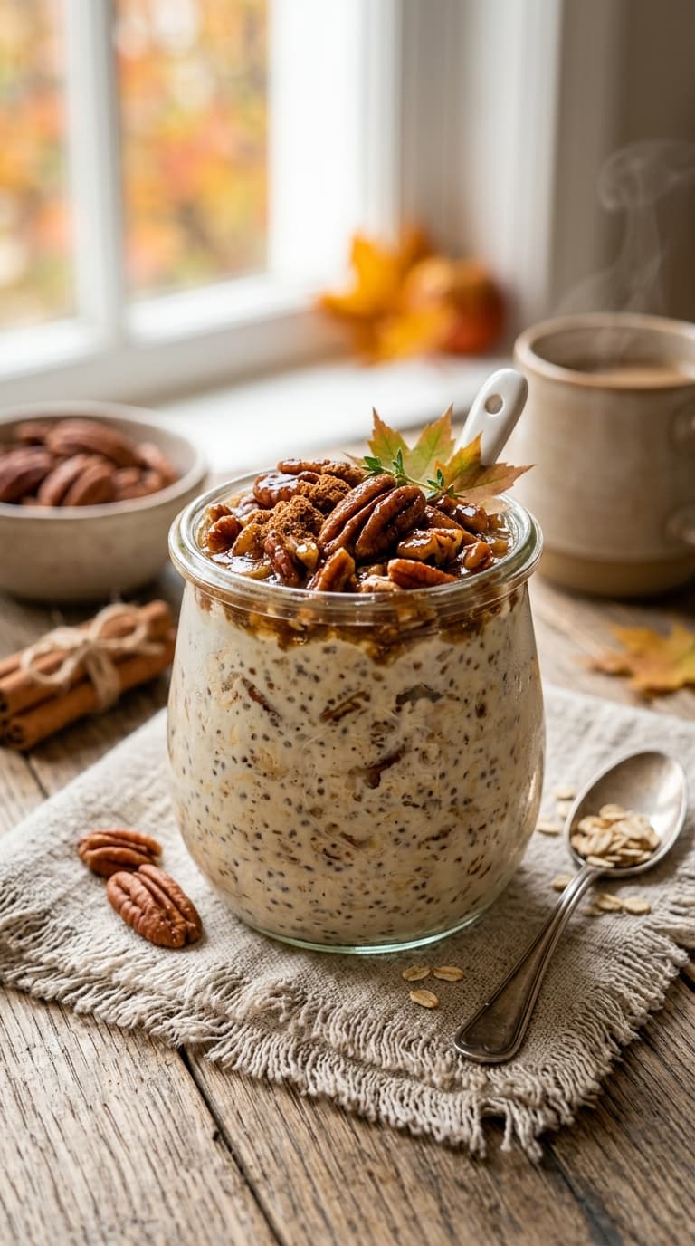 19 Pecan Pie Overnight Oats Recipes for Autumn 2 19 Pecan Pie Overnight Oats Recipes for Autumn