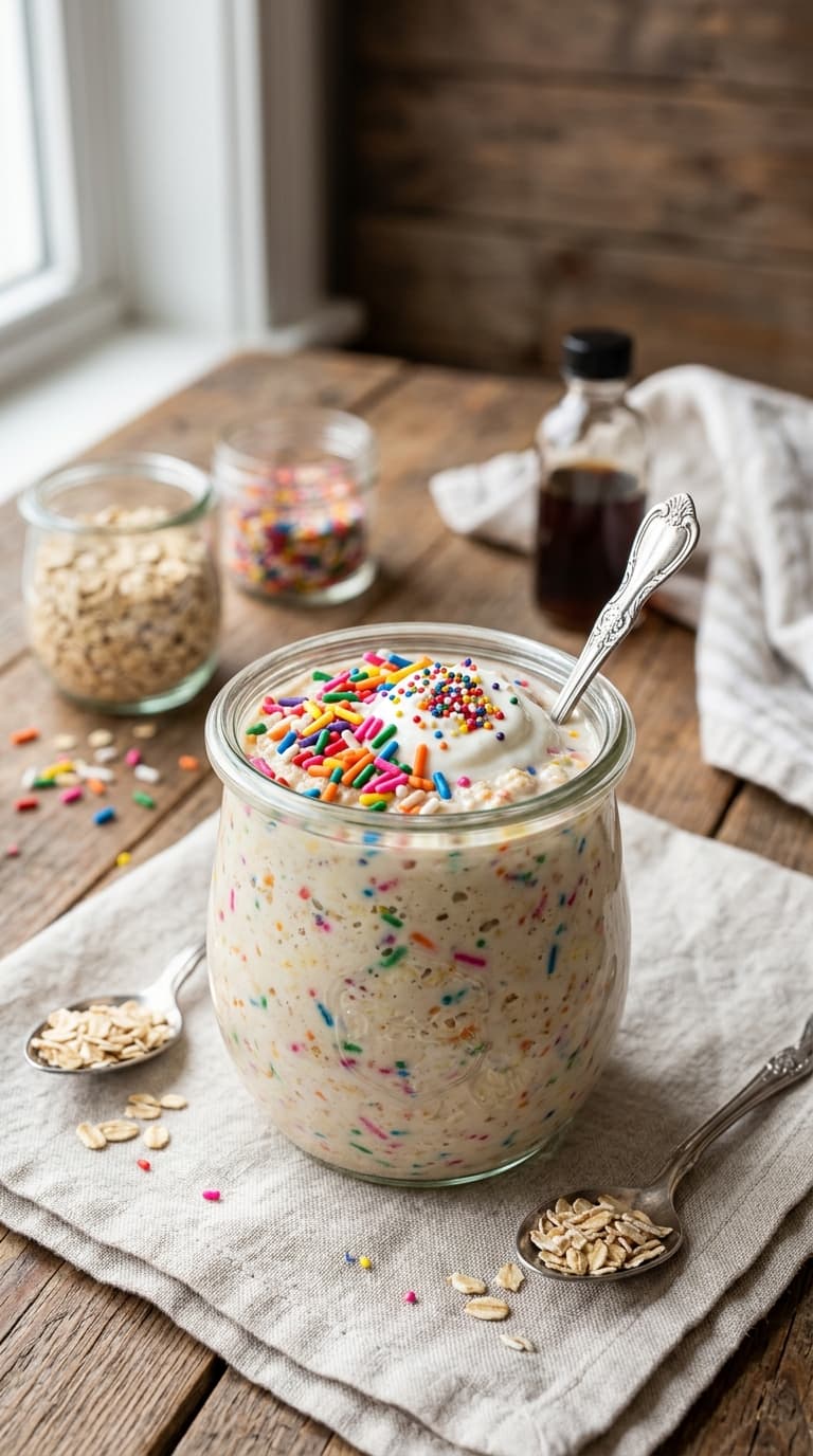 21 Birthday Cake Overnight Oats Recipe β Yes It's a Thing 16 21 Birthday Cake Overnight Oats Recipe β Yes It’s a Thing