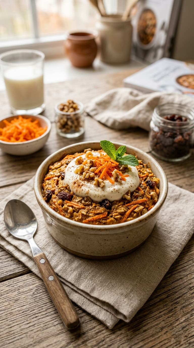21 Carrot Cake Baked Oats Recipes 4 21 Carrot Cake Baked Oats Recipes