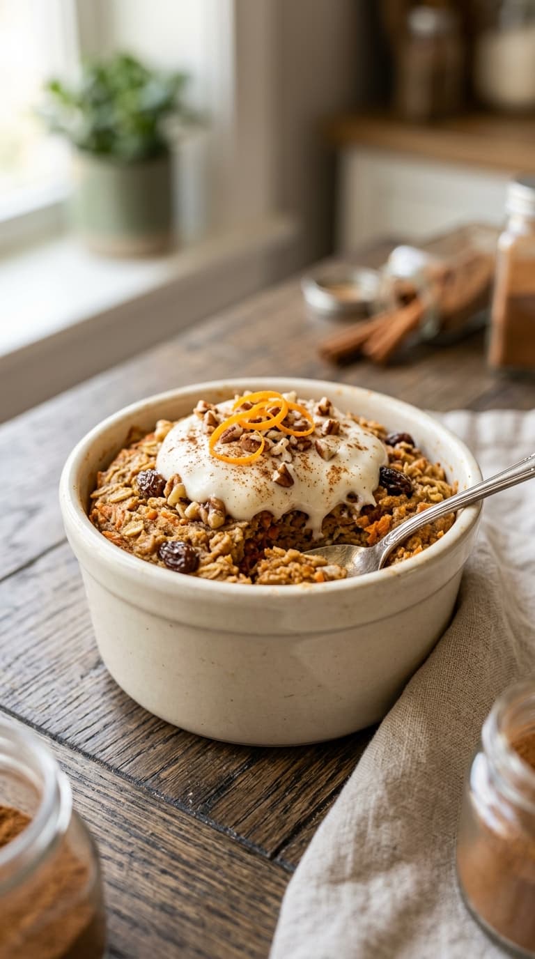 21 Carrot Cake Baked Oats Recipes 3 21 Carrot Cake Baked Oats Recipes