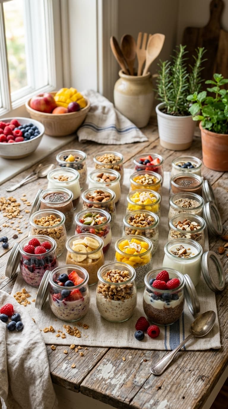 21 Overnight Oats in a Jar — 10 Portable Combinations 2 21 Overnight Oats in a Jar — 10 Portable Combinations
