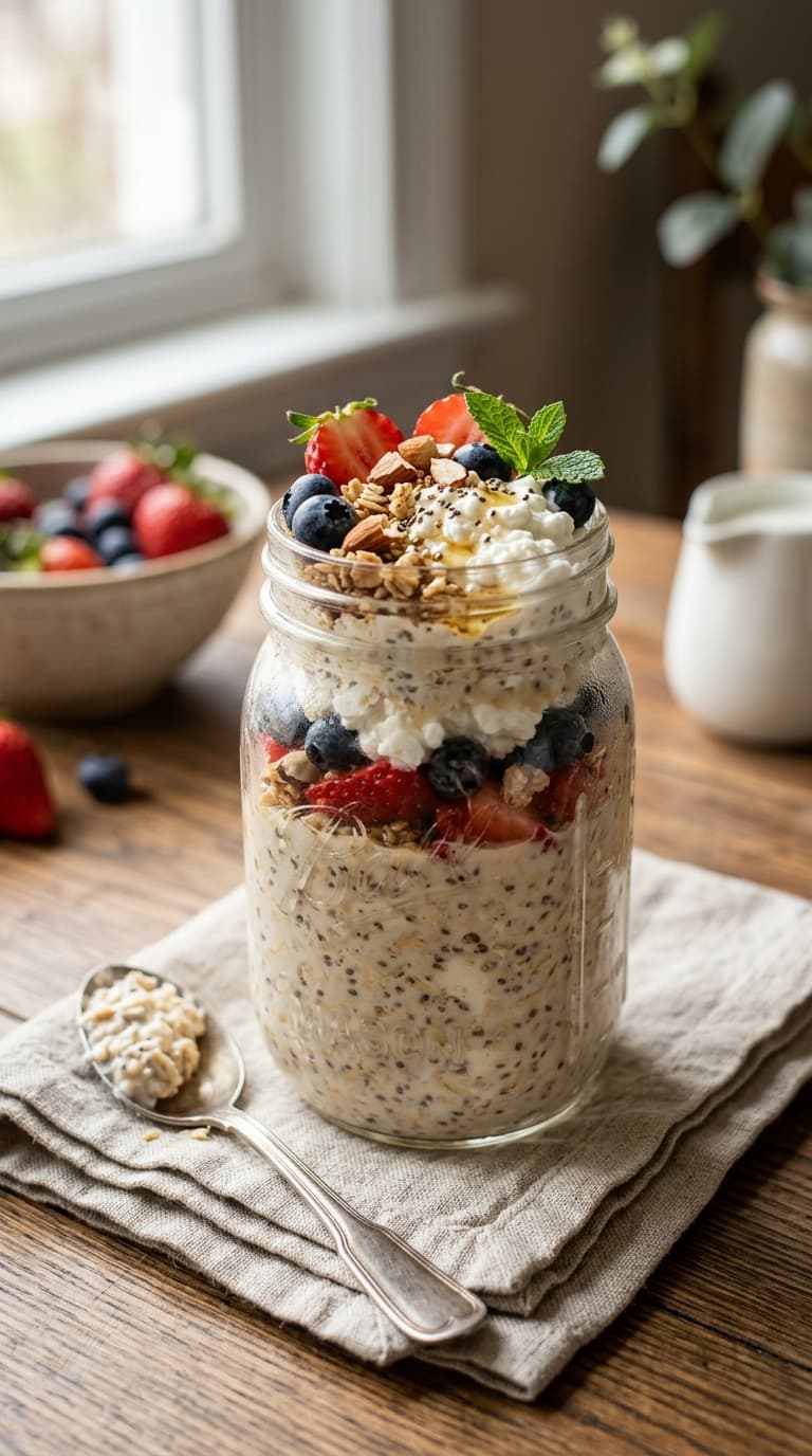 21 Overnight Oats With Cottage Cheese for Extra Protein 3 21 Overnight Oats With Cottage Cheese for Extra Protein