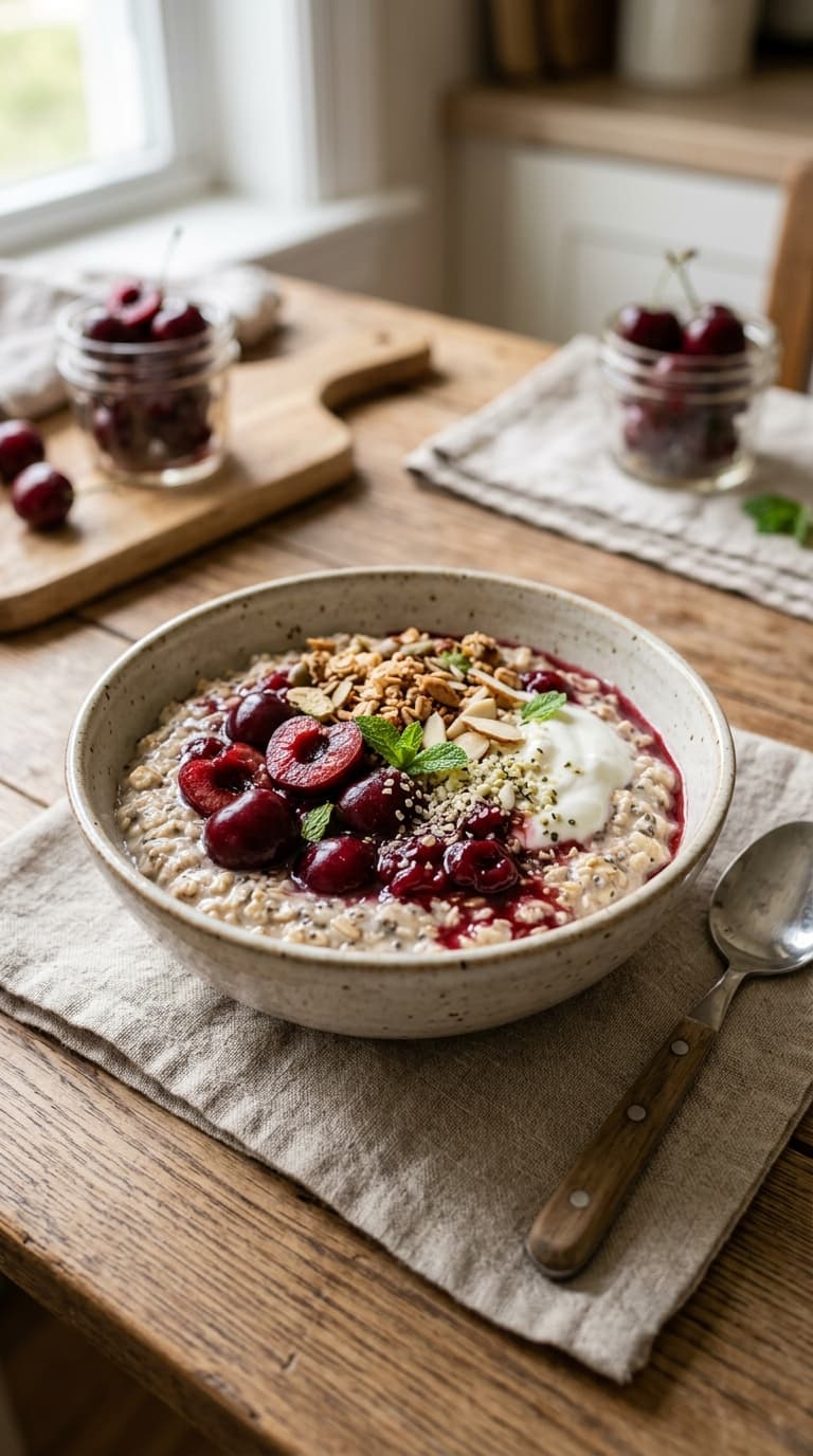 22 Cherry Overnight Oats Recipes to Try This Month 2 22 Cherry Overnight Oats Recipes to Try This Month