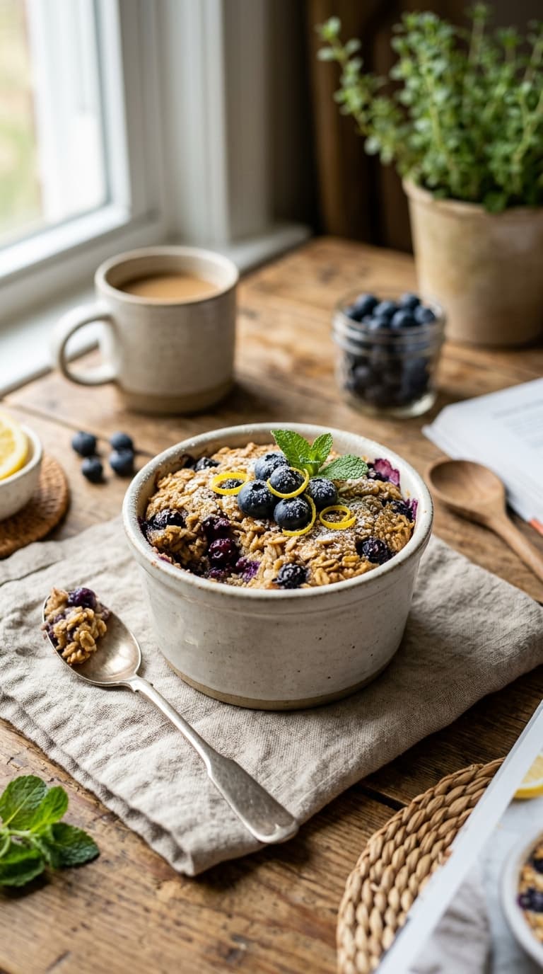 22 Lemon Blueberry Baked Oats for a Bright Morning