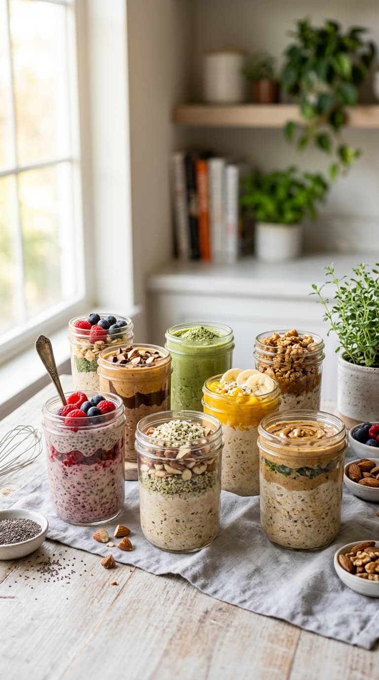 22 Vegan High Protein Overnight Oats Recipes