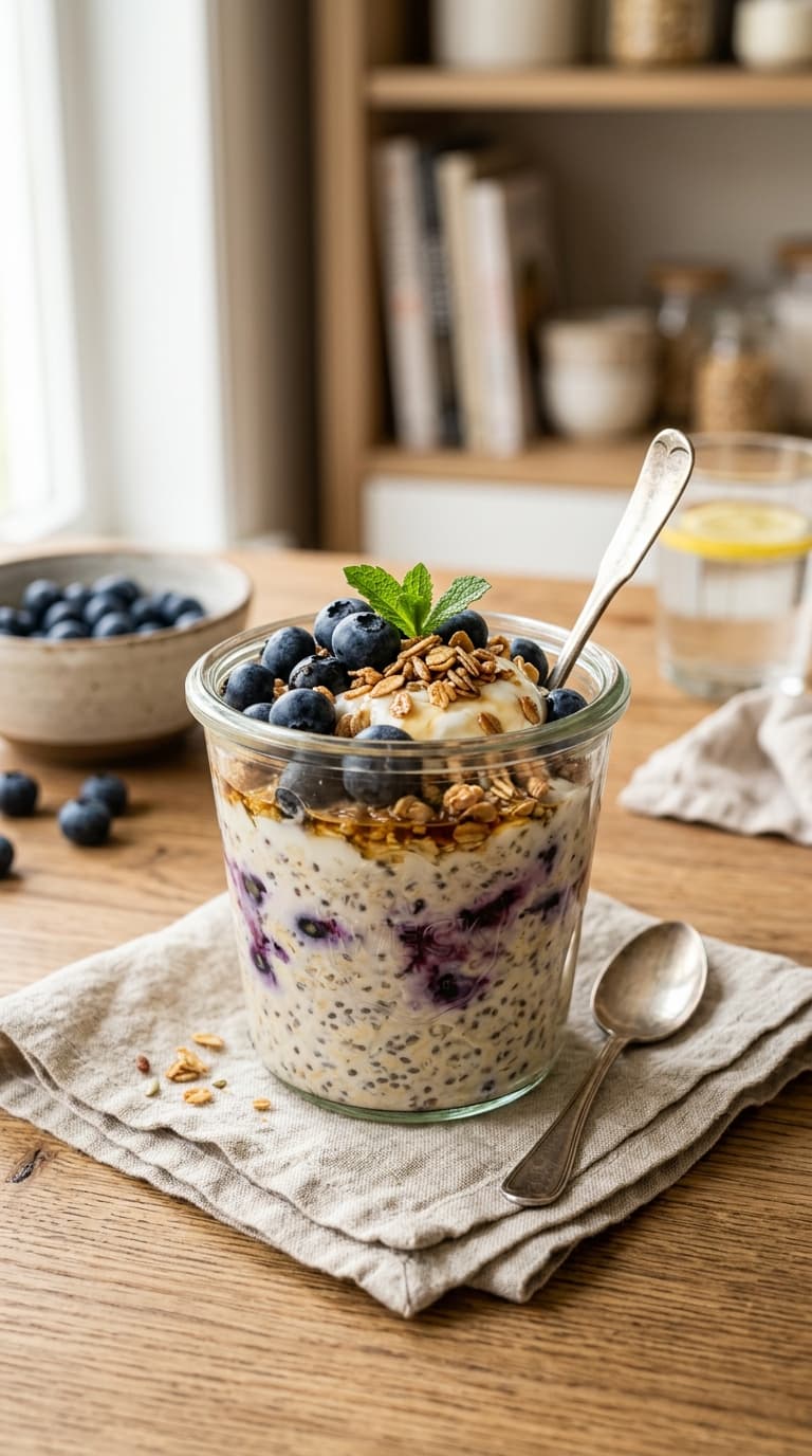 23 Blueberry Overnight Oats Recipes to Try This Week