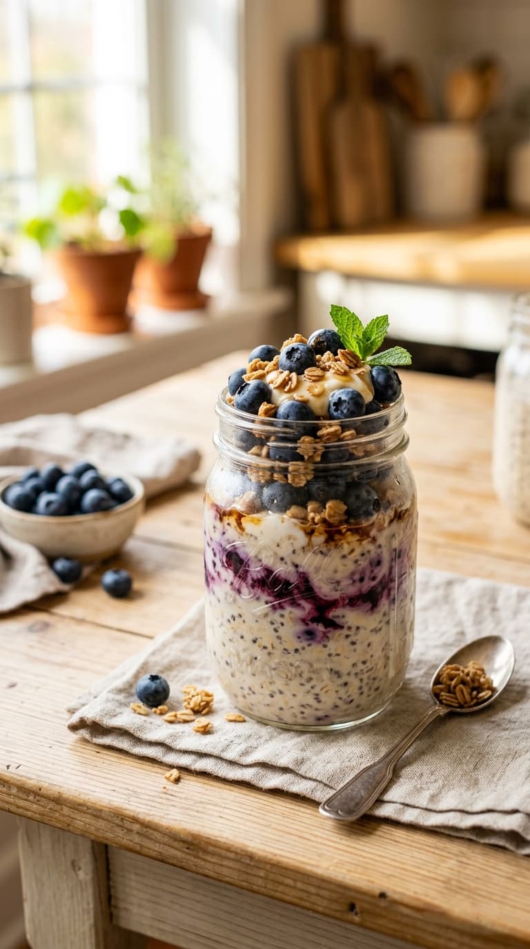 23 Blueberry Overnight Oats Recipes to Try This Week