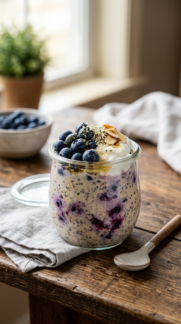 23 Blueberry Overnight Oats Recipes to Try This Week