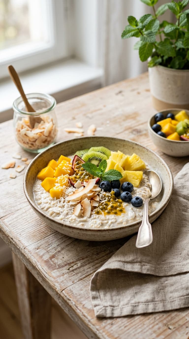 23 Coconut Overnight Oats Recipes With Tropical Toppings 2 23 Coconut Overnight Oats Recipes With Tropical Toppings