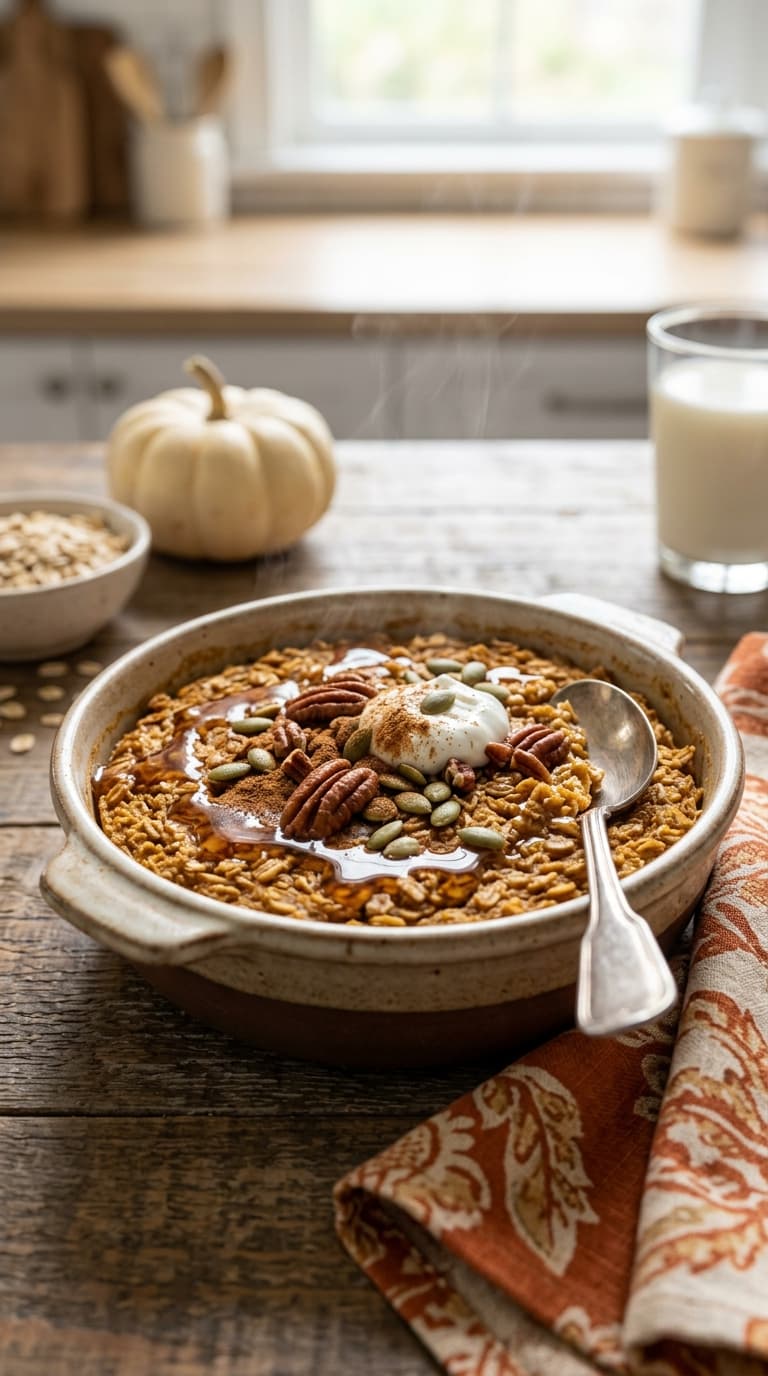 23 Pumpkin Baked Oatmeal Recipes for Fall 13 23 Pumpkin Baked Oatmeal Recipes for Fall
