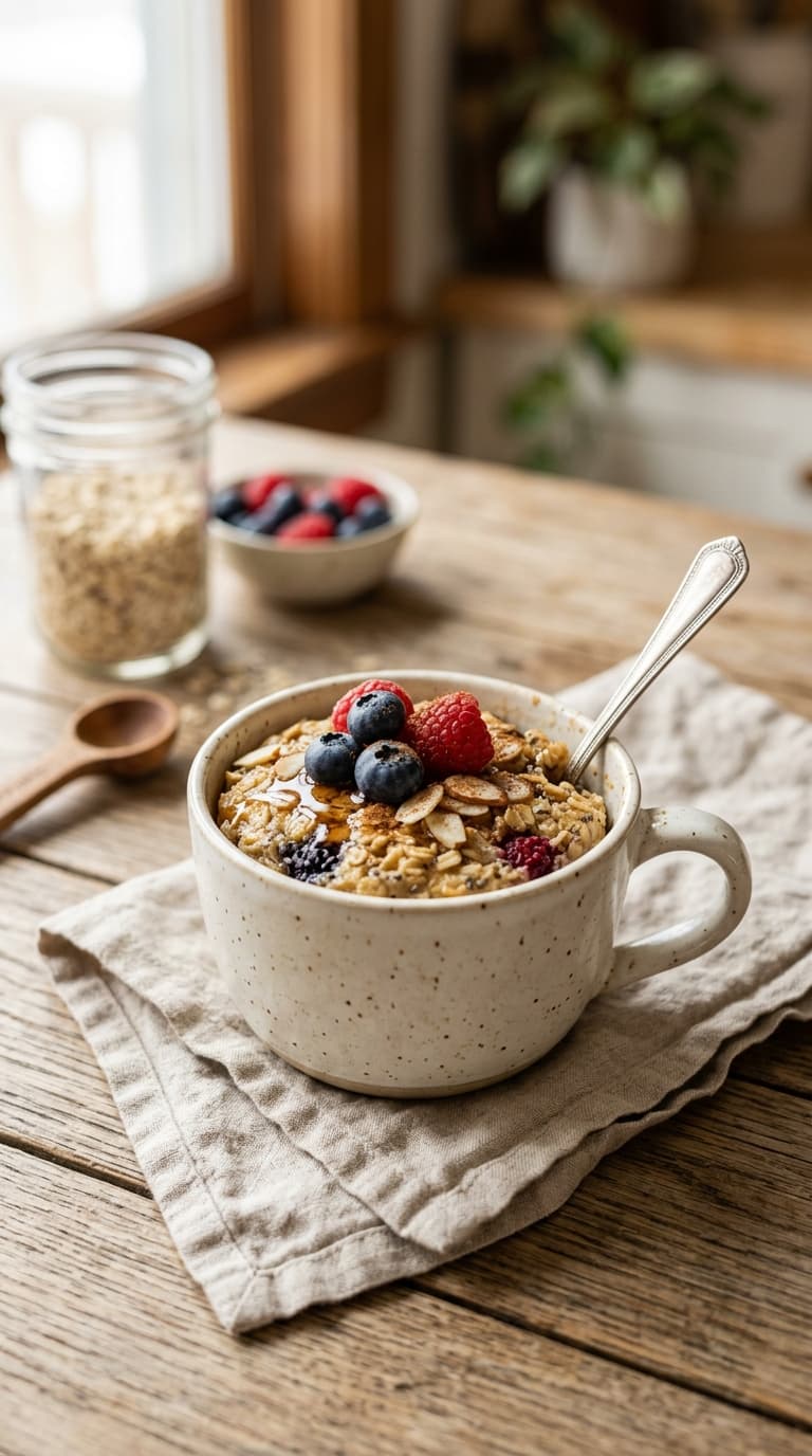 23 Single-Serve Baked Oats in a Mug With 5 Minute Prep 3 23 Single-Serve Baked Oats in a Mug With 5 Minute Prep