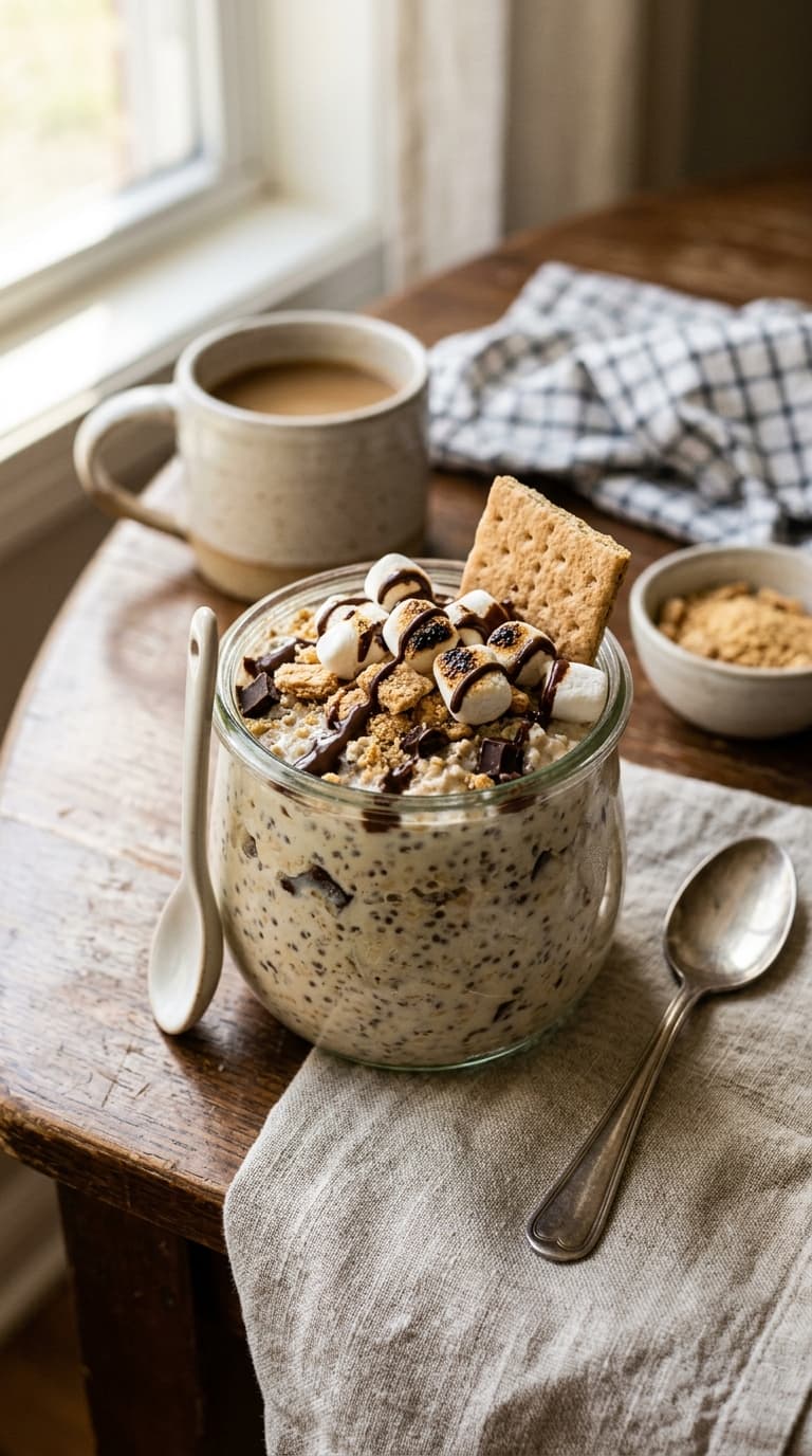 23 S’mores Overnight Oats for a Campfire-Inspired Breakfast