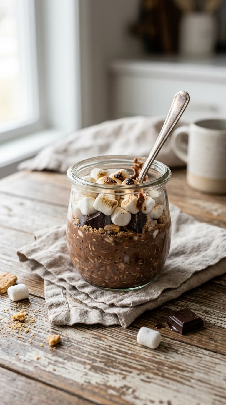 23 S'mores Overnight Oats for a Campfire-Inspired Breakfast