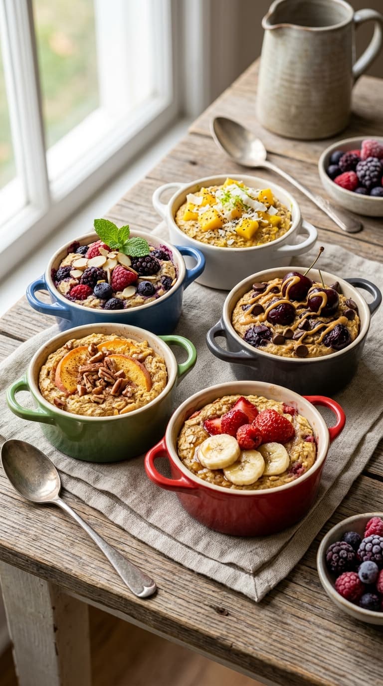 25 Baked Oats With Frozen Fruit &mdash; 5 Easy Combinations