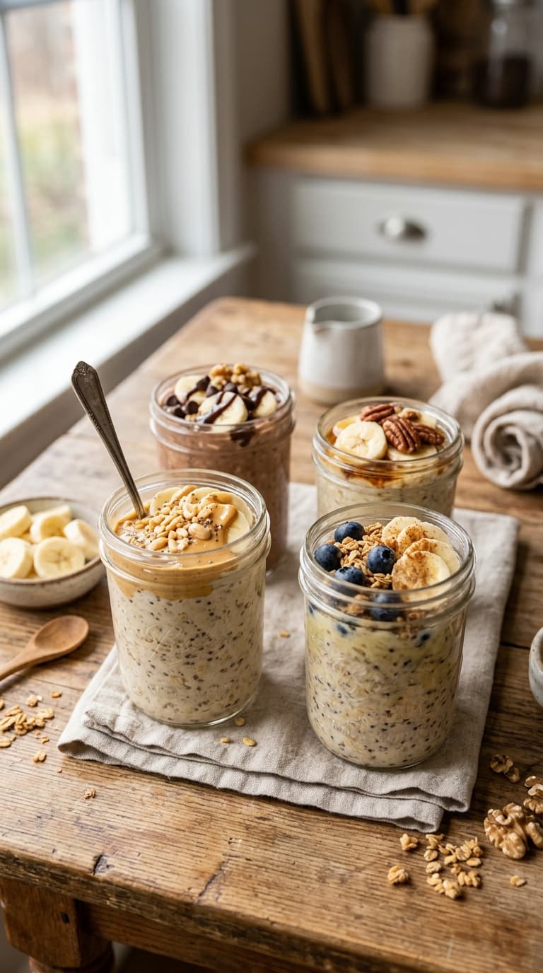 25 Banana Overnight Oats Combinations You'll Make on Repeat 4 25 Banana Overnight Oats Combinations You’ll Make on Repeat