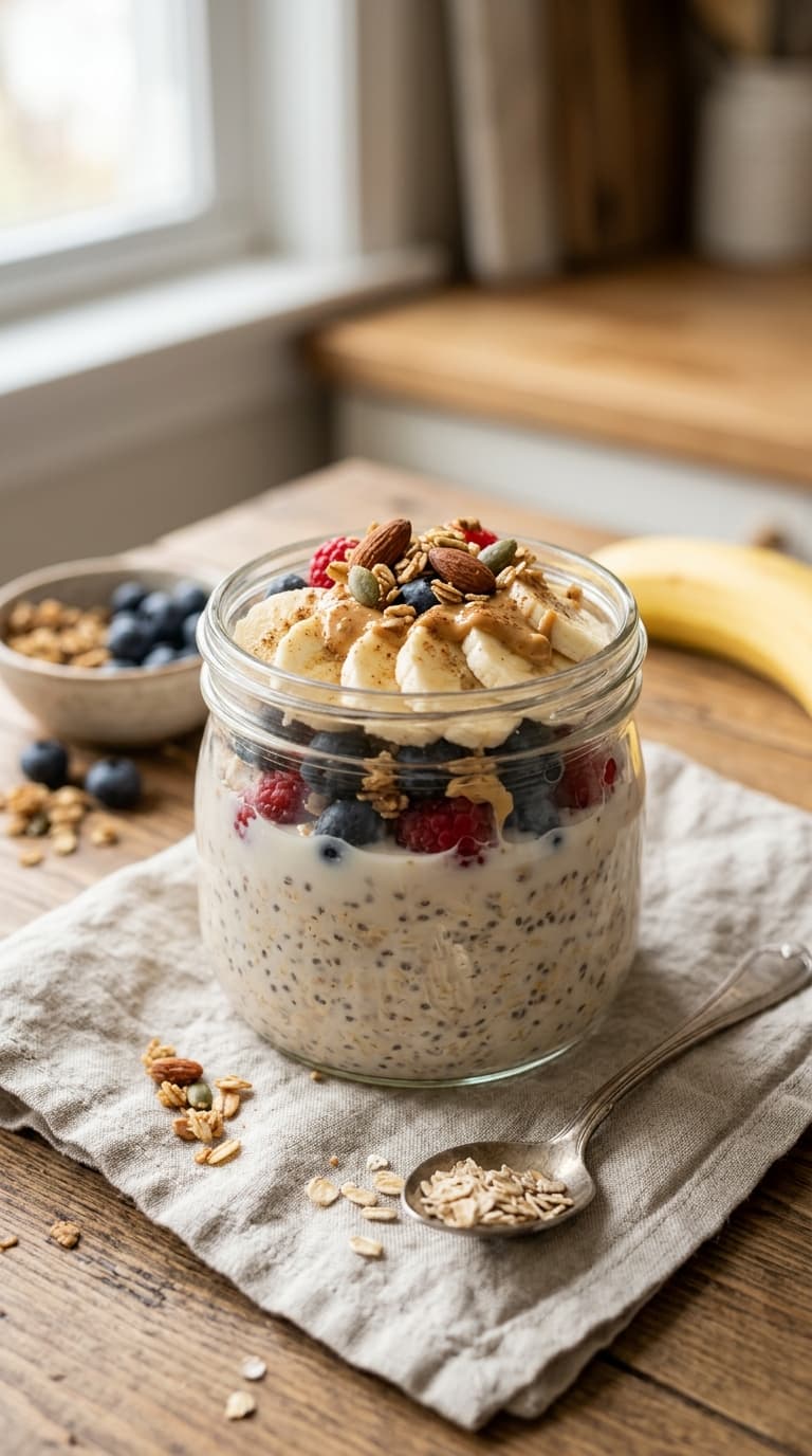 25 Banana Overnight Oats Combinations You'll Make on Repeat 2 25 Banana Overnight Oats Combinations You'll Make on Repeat