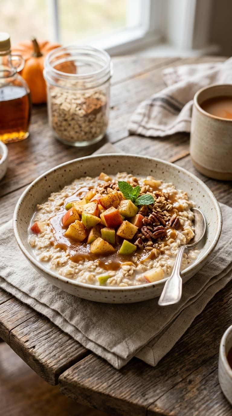 25 Caramel Apple Overnight Oats for an Autumn Breakfast
