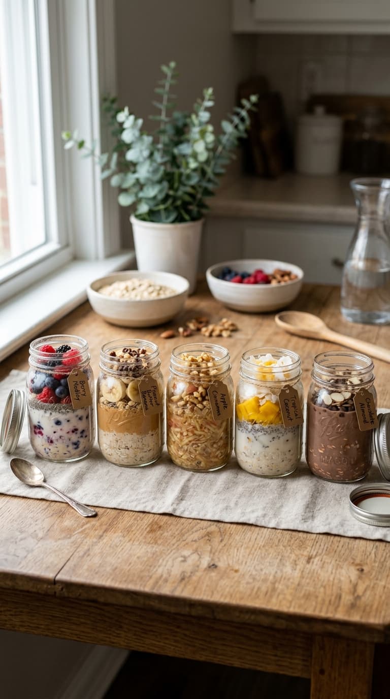 aig 25 overnight oats for meal prep make 5 jars on sunday 1778363402