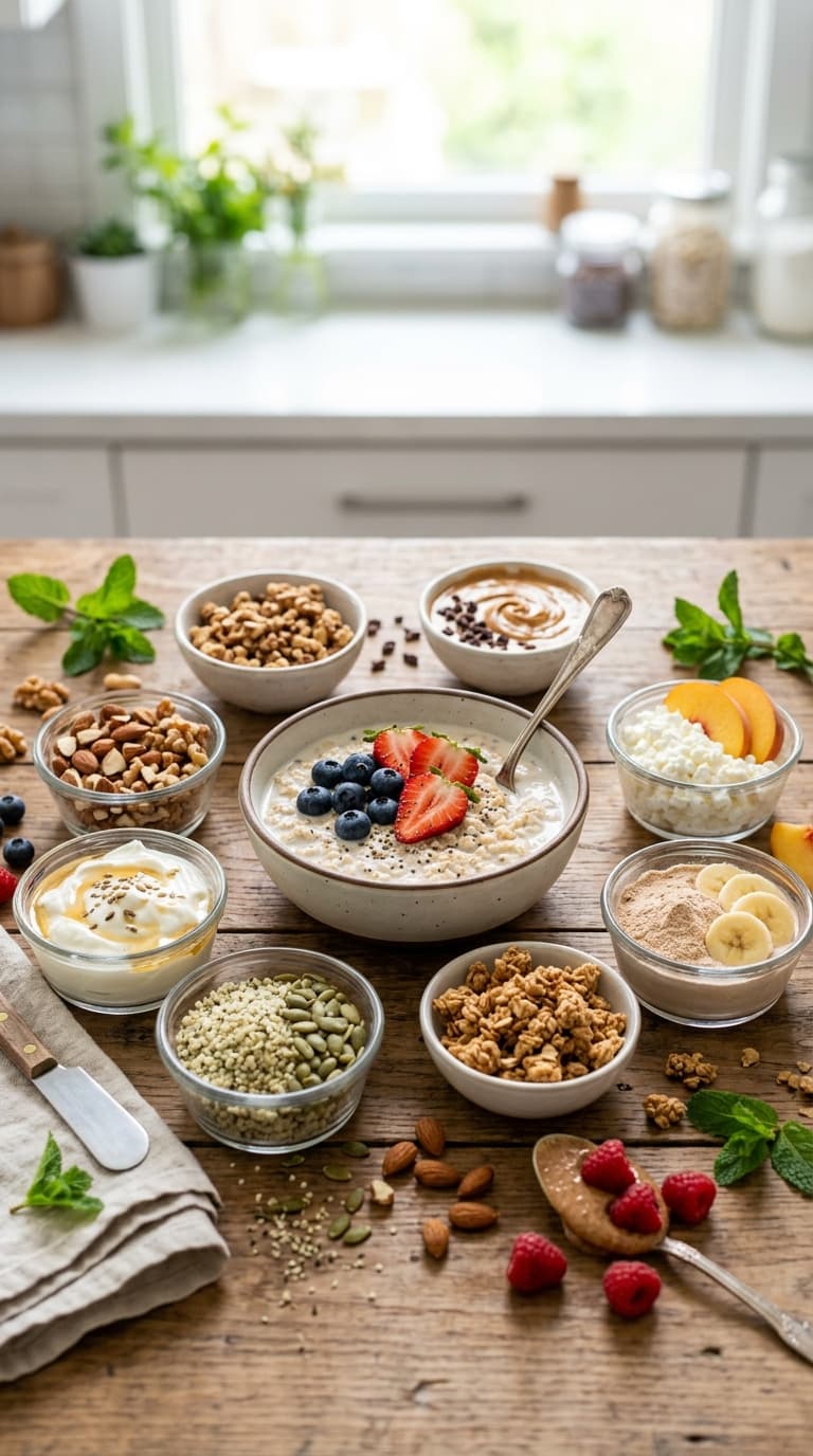 25 Protein-Packed Overnight Oats Toppings That Add 10g+ 2 25 Protein-Packed Overnight Oats Toppings That Add 10g+