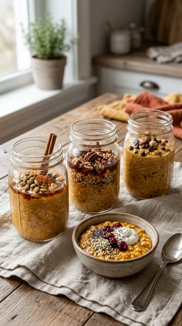 25 Pumpkin Overnight Oats Recipes for Fall Mornings 3 25 Pumpkin Overnight Oats Recipes for Fall Mornings