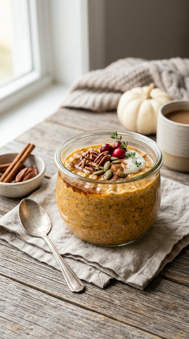 25 Pumpkin Overnight Oats Recipes for Fall Mornings 2 25 Pumpkin Overnight Oats Recipes for Fall Mornings