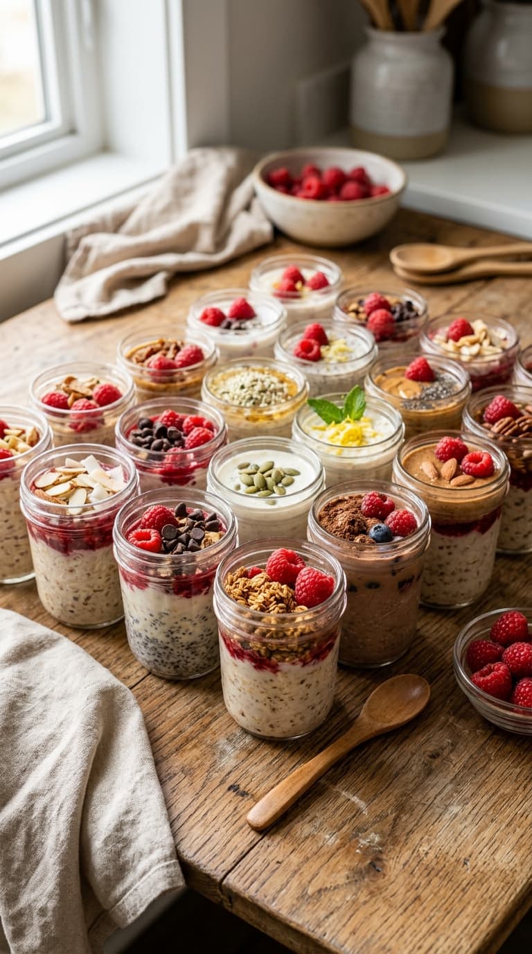 25 Raspberry Overnight Oats — 10 Flavor Combinations 12 25 Raspberry Overnight Oats — 10 Flavor Combinations